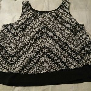 NWT BISOU BISOU Sleeveless Blouse